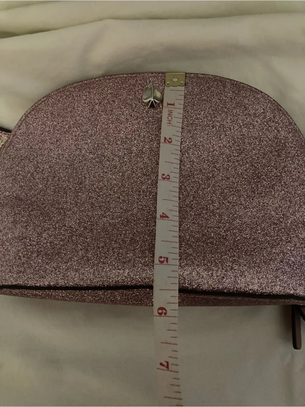 NWOT Kate Spade Glitter Pastel Pink Crossbody Shoulder Bag